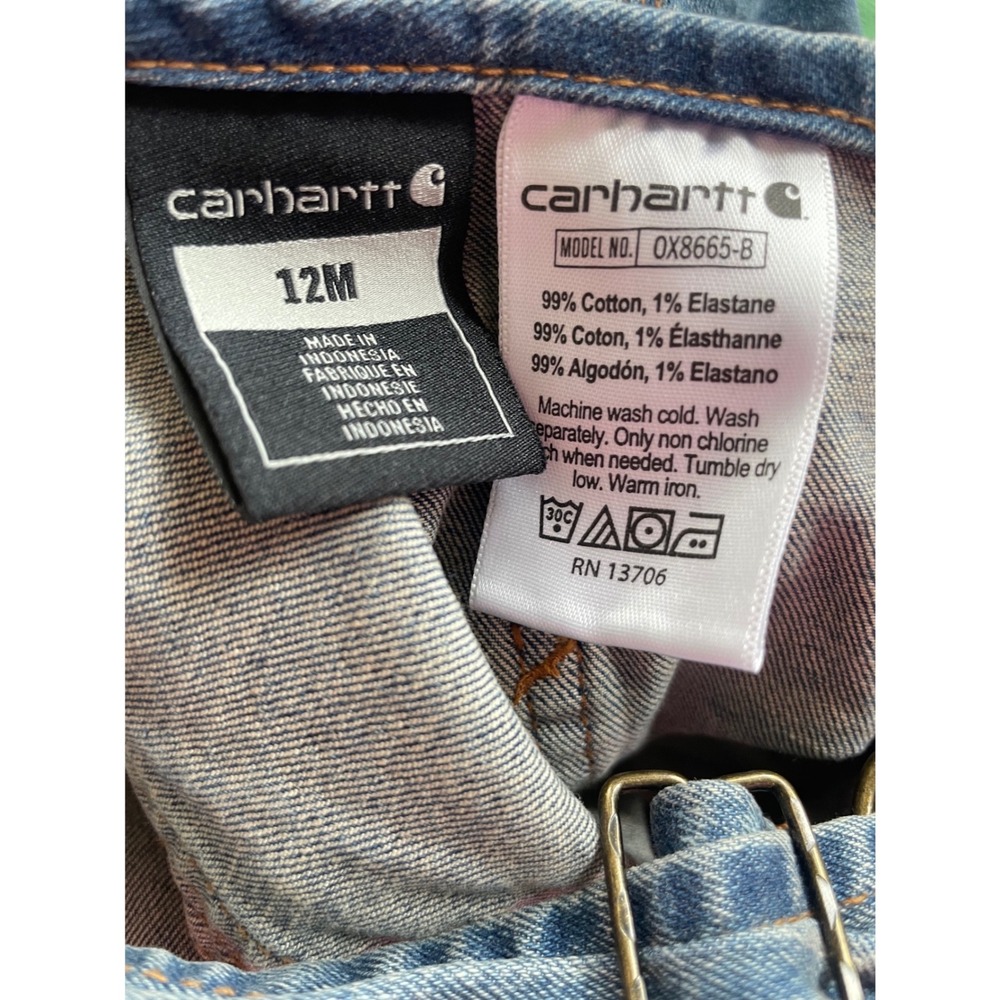 Carhartt Denim Bib Overalls - Picture 6 of 6